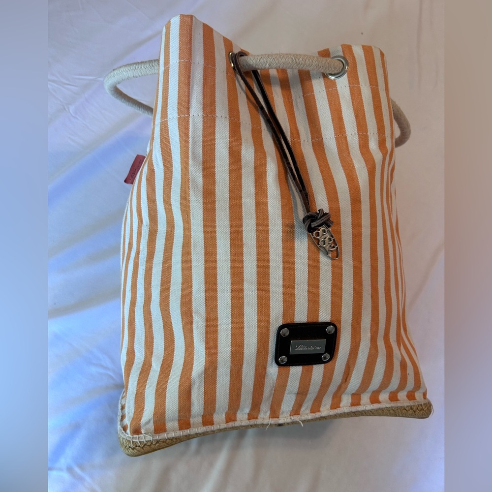 SALDARINI 1882 ISCHIA ESPABAG. Canvas with Rope handles. COMO ITALY.